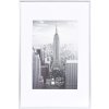 Henzo Telaio in alluminio Manhattan 30x45 cm grigio con Passepartout 20x30 cm
