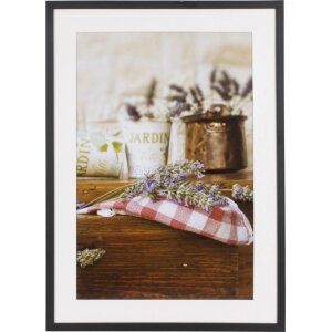 Henzo Cornice in legno Jardin nero 50x70 cm con...