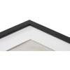 Henzo Cornice in legno Jardin nero 50x70 cm con Passepartout 40x60 cm