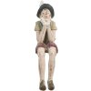 bambola seduta figura ragazzo 4x7x15 cm
