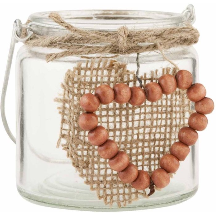 Porta tealight 6GL0574 - 11x10 cm