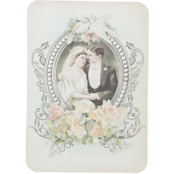 Carta coppia nostalgica 10,5x15 cm