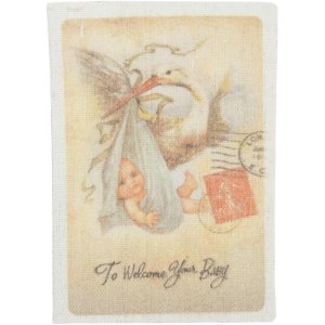 Biglietto di auguri Nascita 12,5x17,5 cm