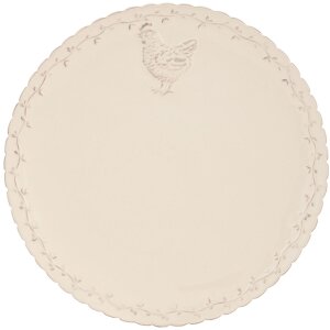 Clayre & Eef CHRFP Piatto Ø 26 cm in ceramica...