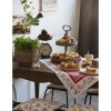 Clayre & Eef CHRFP Piatto Ø 26 cm in ceramica beige Galline