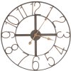Orologio da parete liscio con cornice in metallo Ø 60 cm