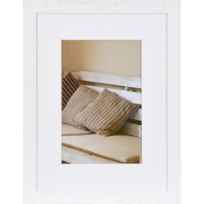 Telaio in legno Henzo Driftwood 30x40 cm bianco con passepartout 20x30 cm