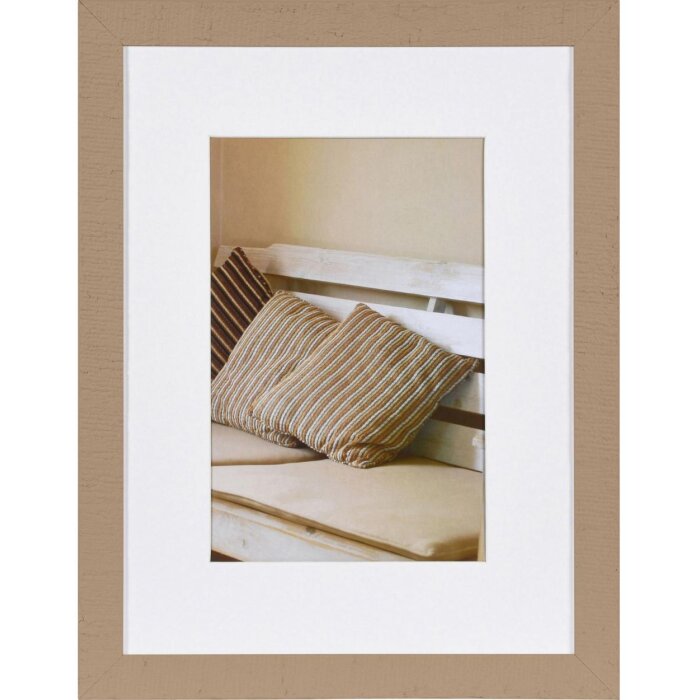 Telaio in legno Henzo Driftwood 30x40 cm beige con Passepartout 20x30 cm