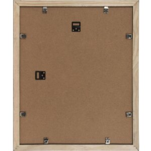 Cornice Henzo in legno Driftwood 40x50 cm bianco con passe-partout 30x40 cm