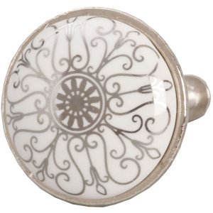 Clayre & Eef 61888 Pomello per porta Ø 3 cm in...