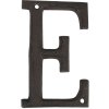 Lettera E in ghisa 13 cm