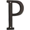 Lettera P in ghisa 13 cm