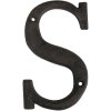Lettera S in ghisa 13 cm