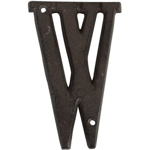 Lettera in ghisa L 13 cm