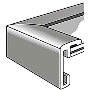 Cornice Nielsen in alluminio Classic 24x30 cm argento opaco