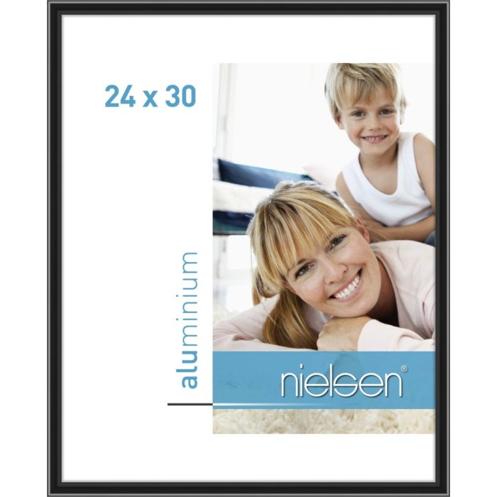 Nielsen Telaio in alluminio Classic 24x30 cm nero anodizzato