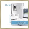 Cornice Nielsen in alluminio Classic 30x30 cm oro opaco
