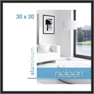 Telaio Nielsen in alluminio Classic 30x30 cm anodizzato nero