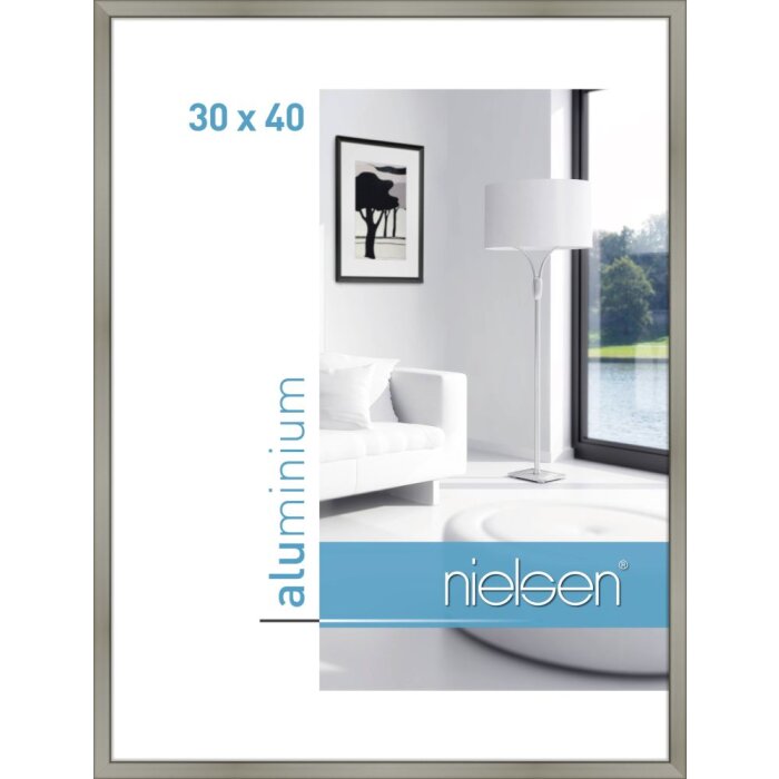 Cornice Nielsen in alluminio Classic 30x40 cm champagne