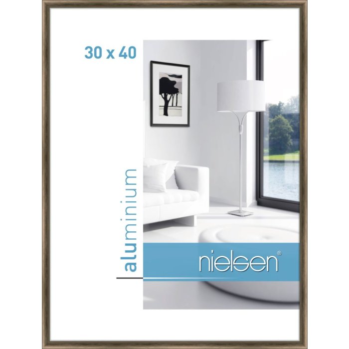 Nielsen struttura in alluminio Classic 30x40 cm struttura in noce