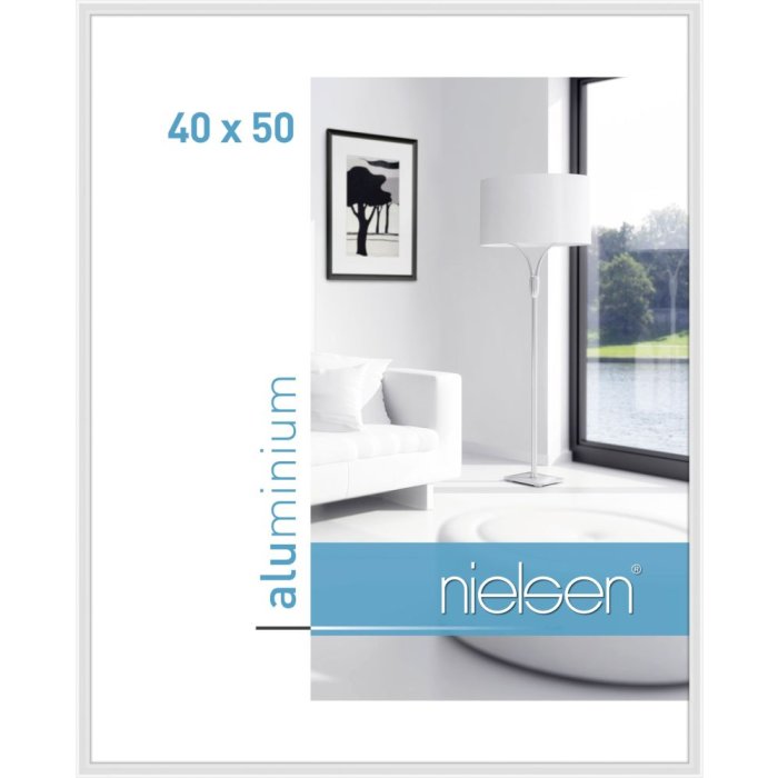 Telaio Nielsen in alluminio Classic 40x50 cm bianco