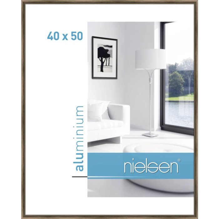 Nielsen Telaio in alluminio Classic 40x50 cm struttura noce