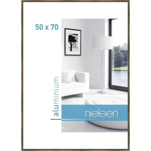 Nielsen Telaio in alluminio Classic 50x70 cm struttura noce
