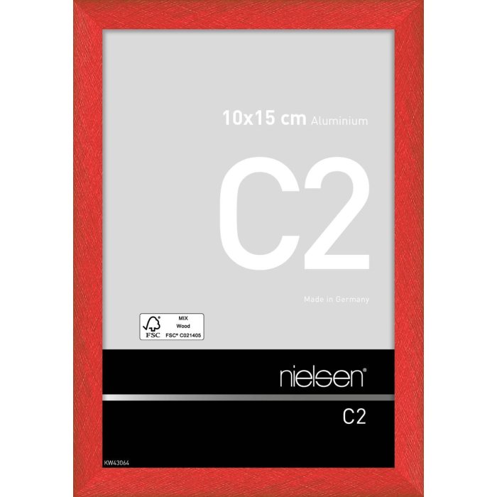 Nielsen Telaio in alluminio C2 10x15 cm tornado rosso