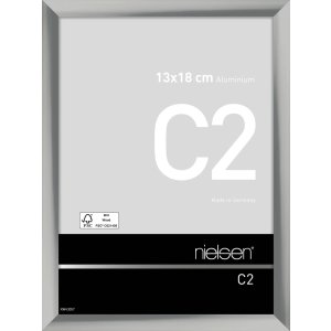Telaio Nielsen in alluminio C2 13x18 cm argento