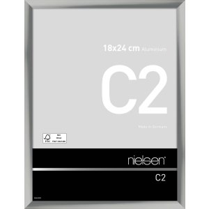 Cornice Nielsen in alluminio C2 18x24 cm argento