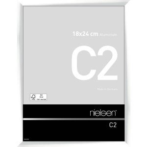 Cornice Nielsen in alluminio C2 18x24 cm bianco lucido
