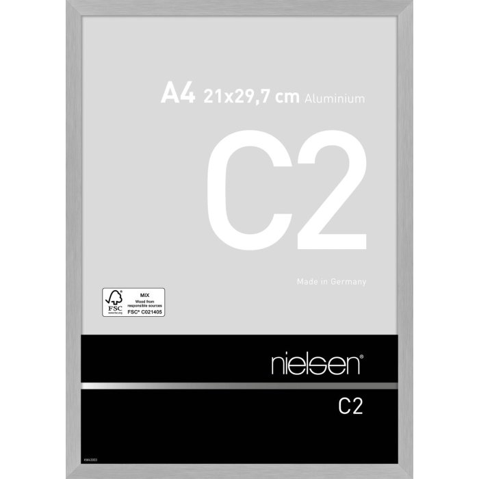 Nielsen Telaio in alluminio c2 21x29,7 cm struttura argento opaco