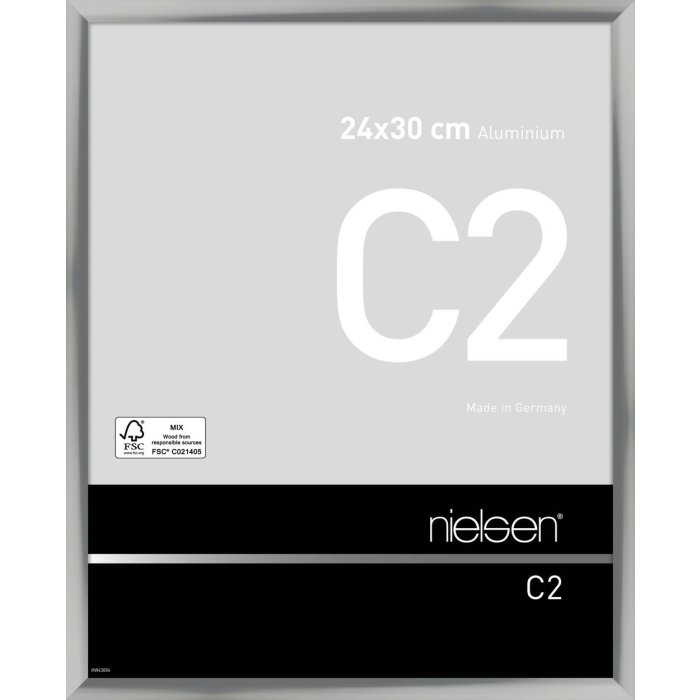 Telaio Nielsen in alluminio C2 24x30 cm argento