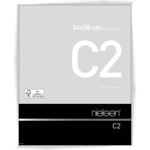 Cornice Nielsen in alluminio C2 24x30 cm bianco lucido