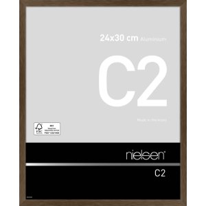 Nielsen telaio in alluminio C2 24x30 cm struttura noce opaco