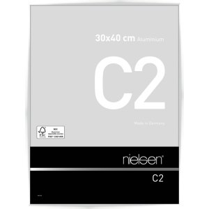 Nielsen Telaio in alluminio C2 30x40 cm bianco lucido
