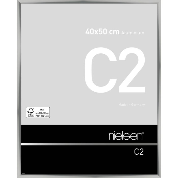 Telaio Nielsen in alluminio C2 40x50 cm argento