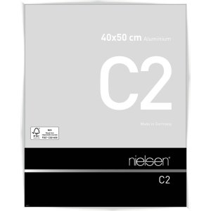 Telaio Nielsen in alluminio C2 40x50 cm bianco lucido