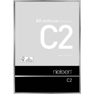 Telaio Nielsen in alluminio C2 42x59,4 cm argento