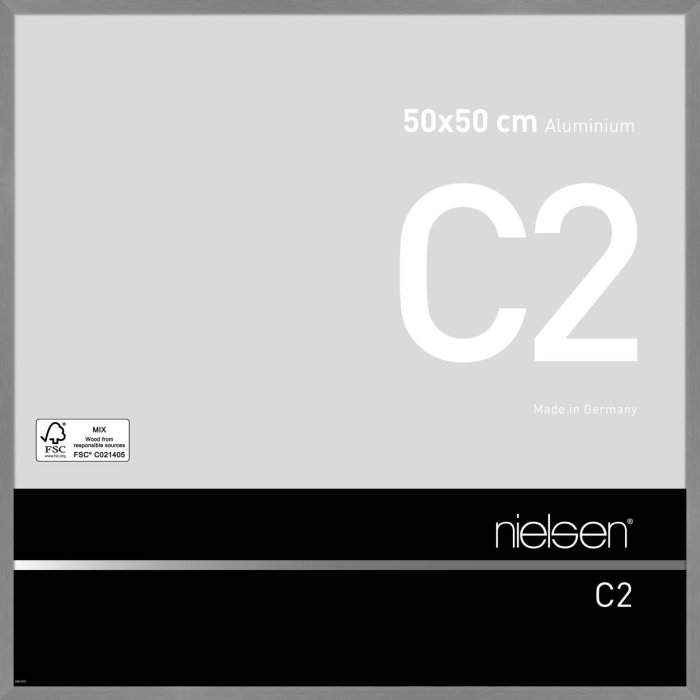 Telaio Nielsen in alluminio C2 50x50 cm struttura grigio opaco