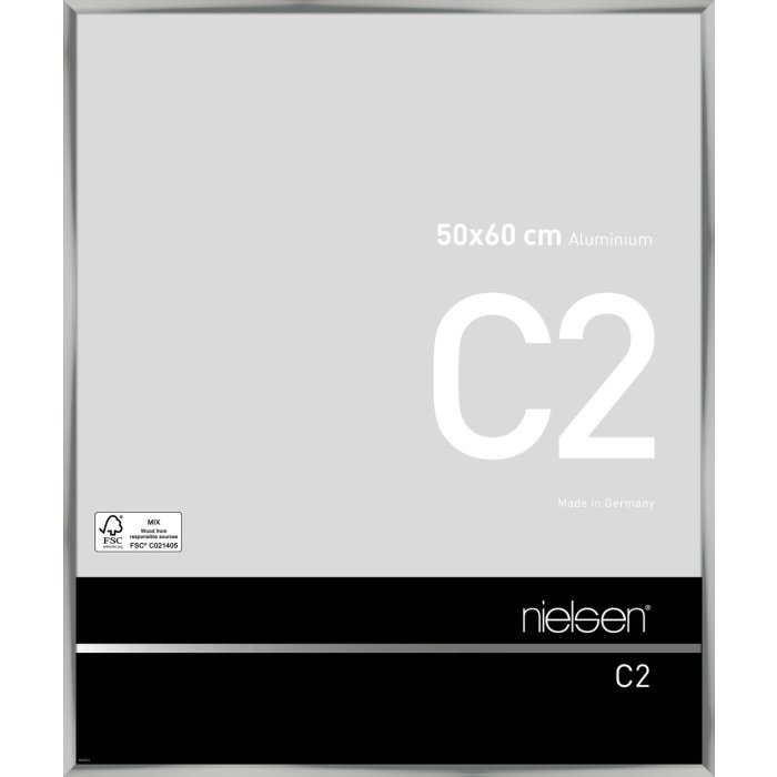 Telaio Nielsen in alluminio C2 50x60 cm argento