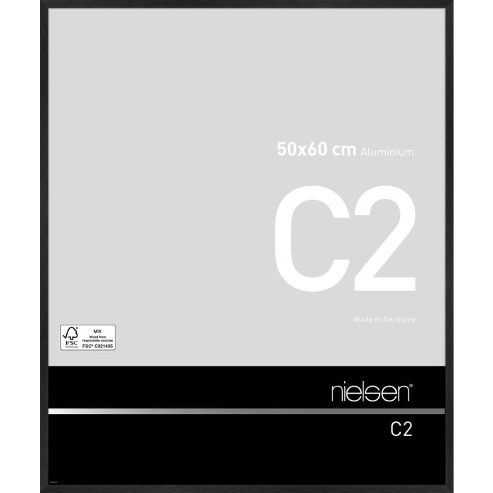 Nielsen Telaio in alluminio C2 50x60 cm struttura nero opaco
