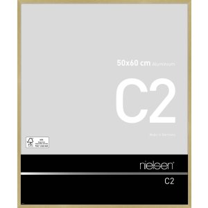 Nielsen Telaio in alluminio C2 50x60 cm struttura oro opaco