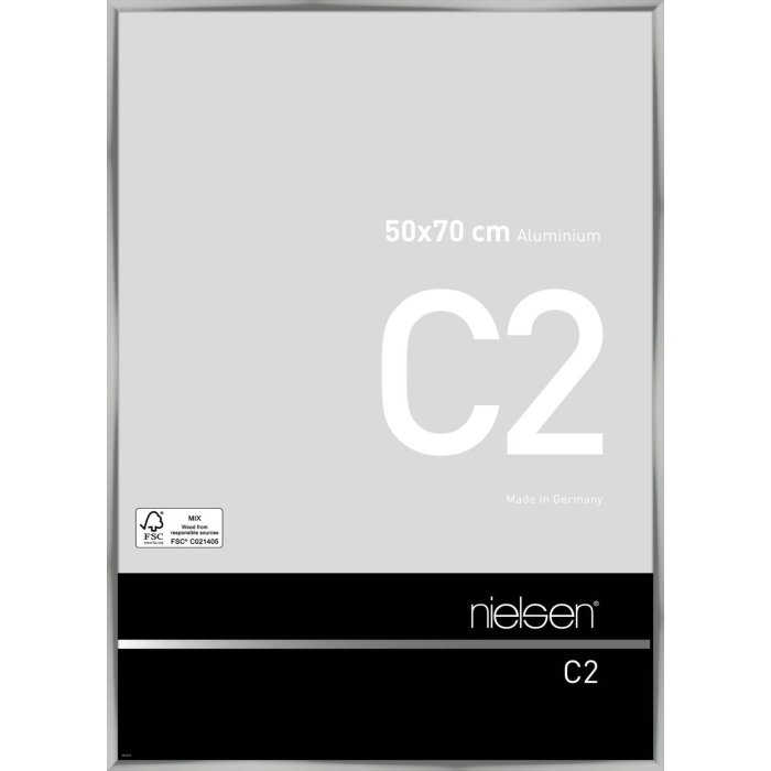 Telaio Nielsen in alluminio C2 50x70 cm argento