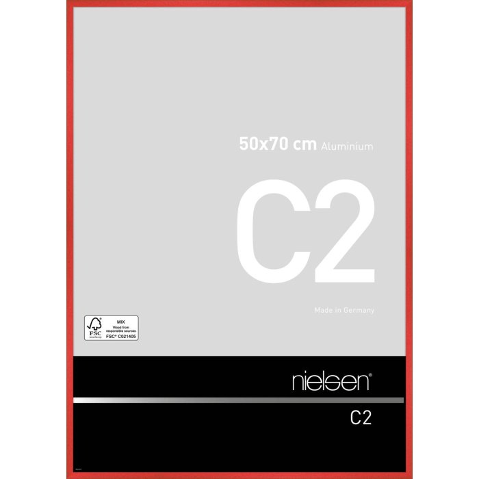 Nielsen Telaio in alluminio C2 50x70 cm tornado rosso
