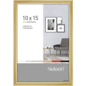 Cornice Pixel in alluminio 10x15 cm oro lucido