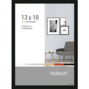 Cornice Nielsen in alluminio Pixel 13x18 cm nero