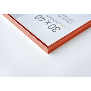 Cornice in alluminio Pixel 13x18 cm rosso tornado
