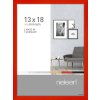 Cornice in alluminio Pixel 13x18 cm rosso tornado