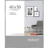 Cornice in alluminio Pixel 40x50 cm argento lucido
